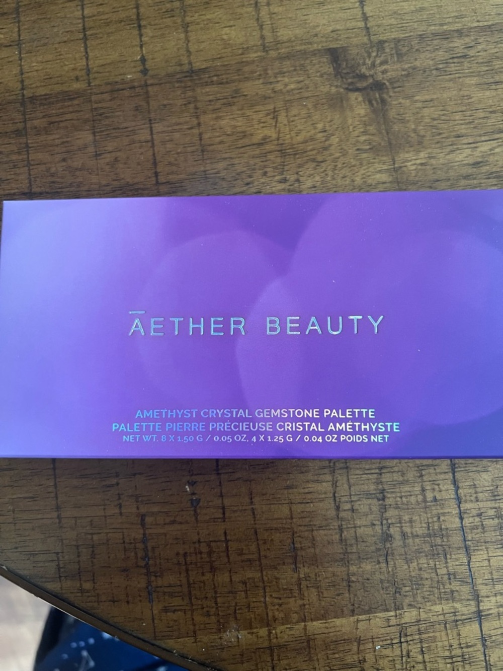 Aether Beauty Amethyst Crystal Gemstone Eyeshadow Palette - Purple